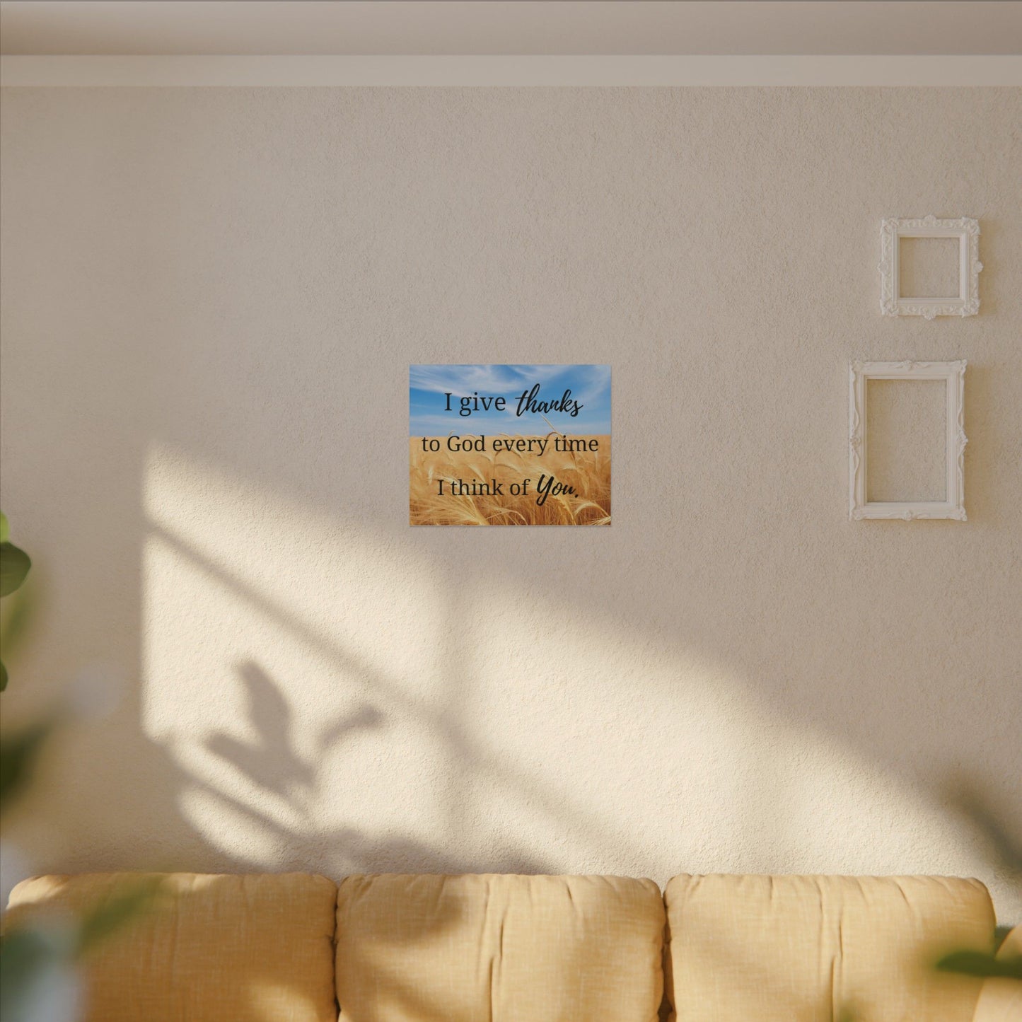 Gratitude Wall Art – Canvas Keepsake