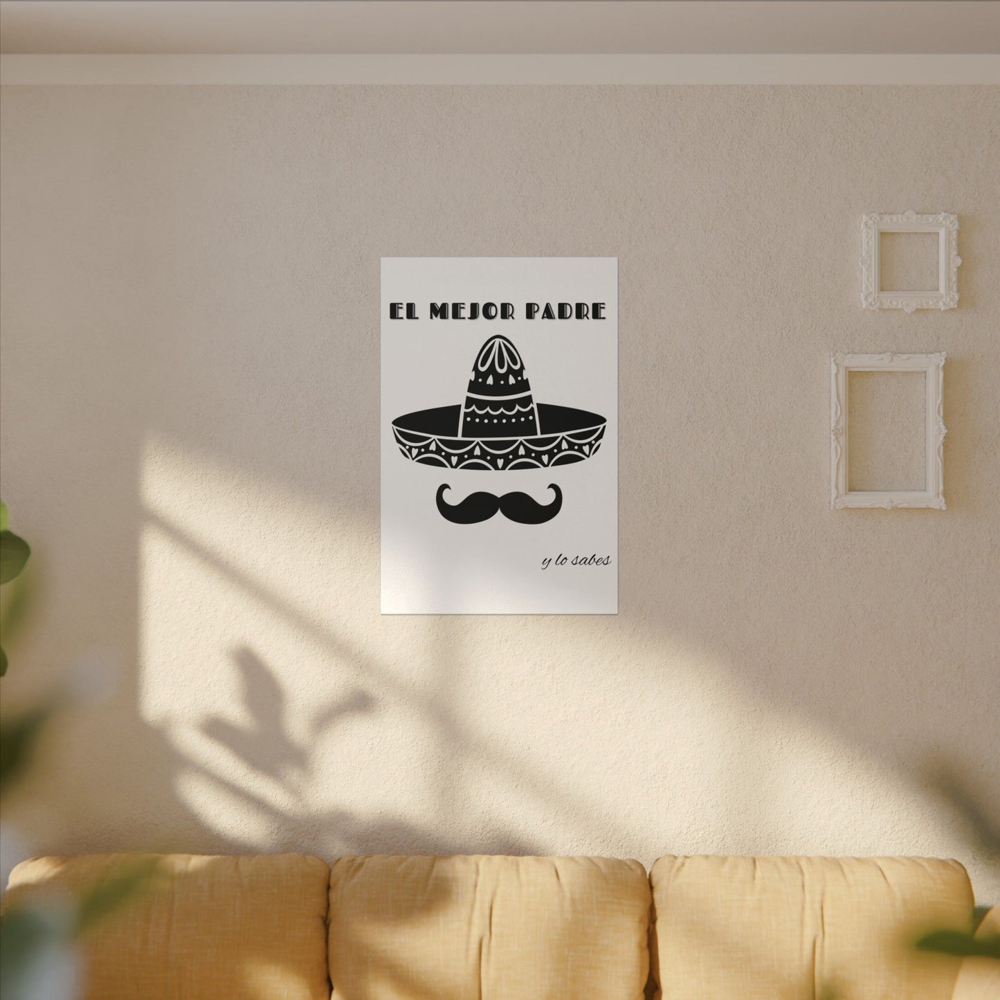 El Mejor Padre Father's Day Gift Matte Canvas, Stretched, 0.75" (Multi-Size)