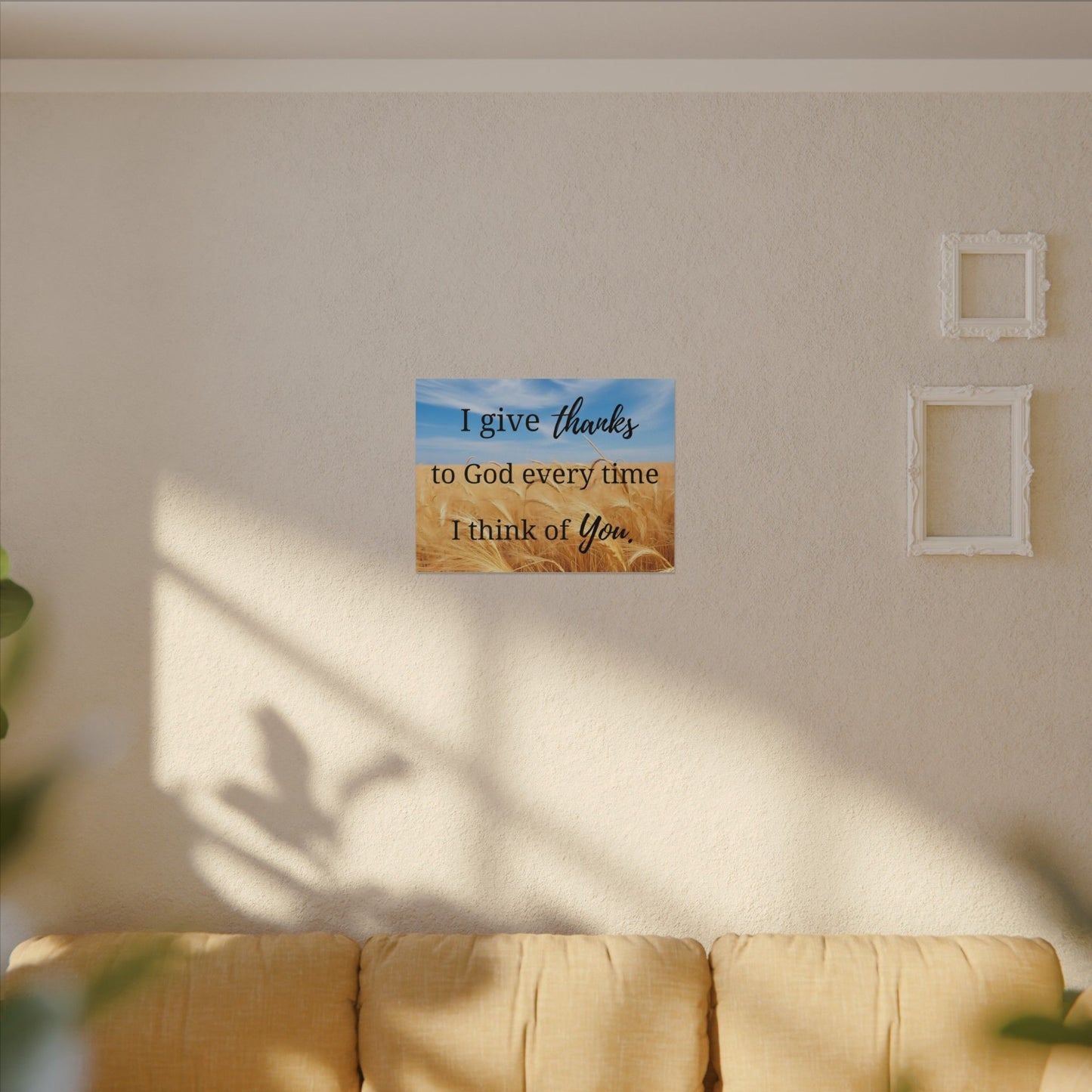Gratitude Wall Art – Canvas Keepsake
