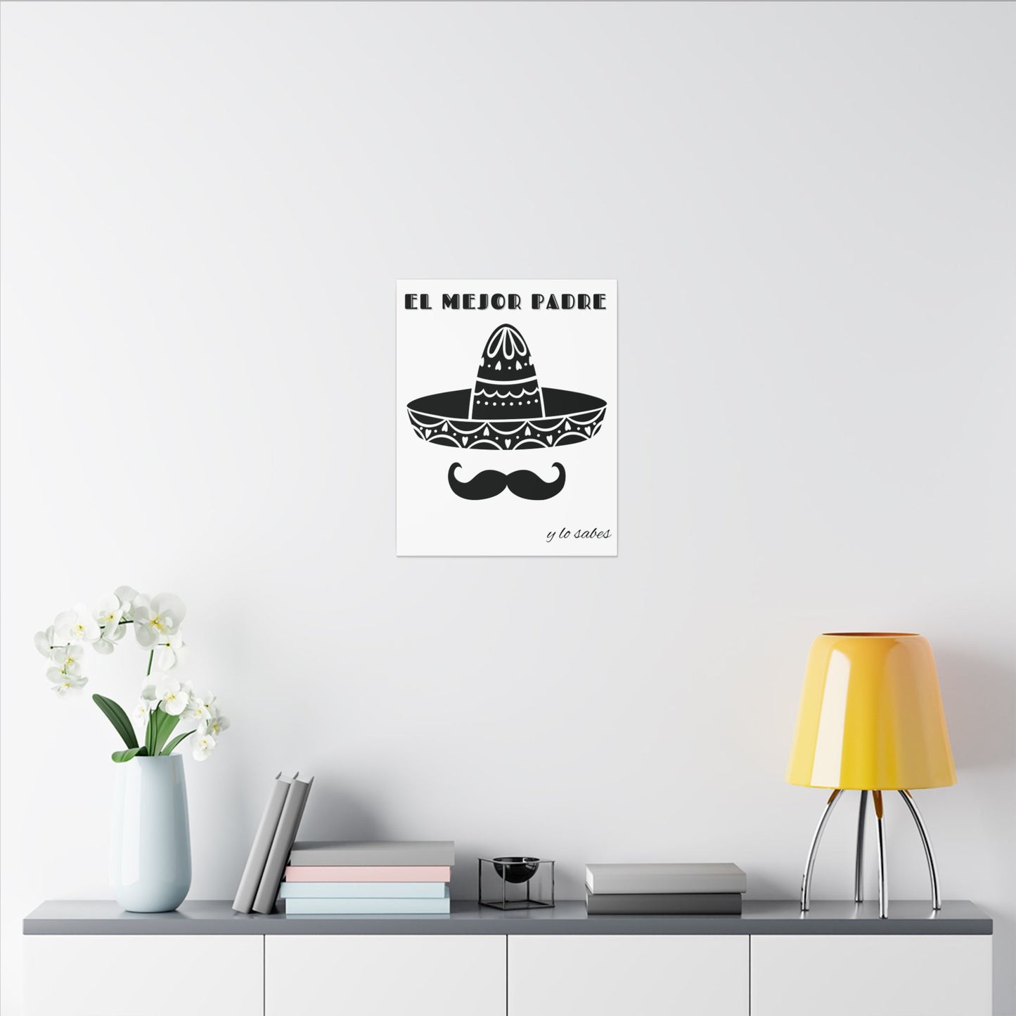 El Mejor Padre Father's Day Gift Matte Canvas, Stretched, 0.75" (Multi-Size)