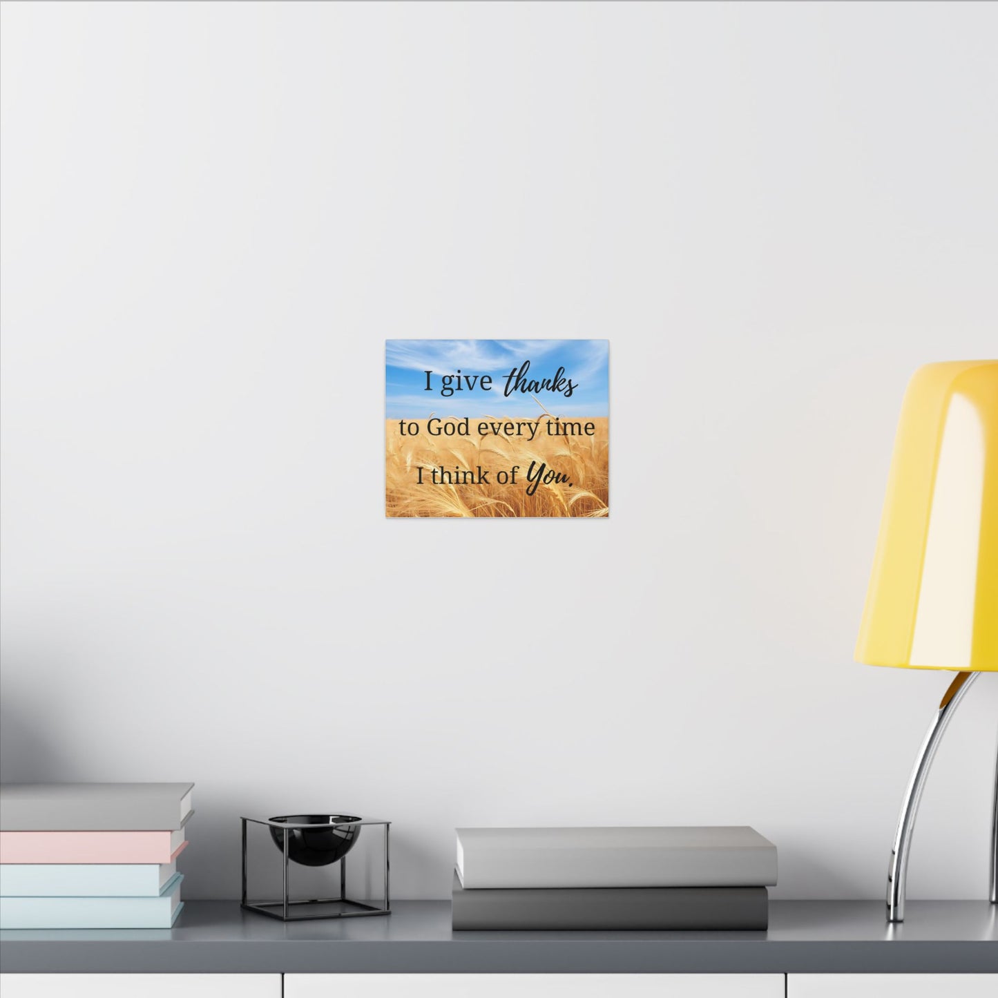 Gratitude Wall Art – Canvas Keepsake