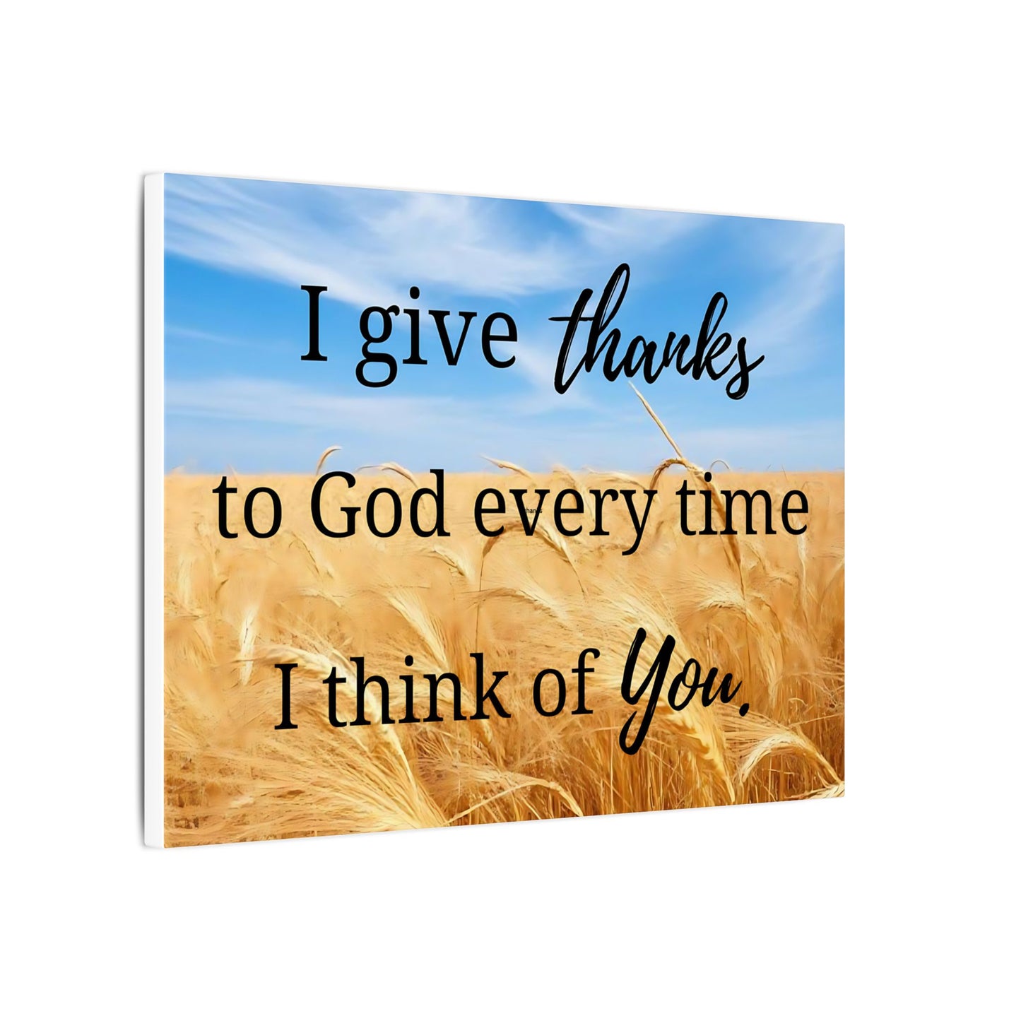 Gratitude Wall Art – Canvas Keepsake