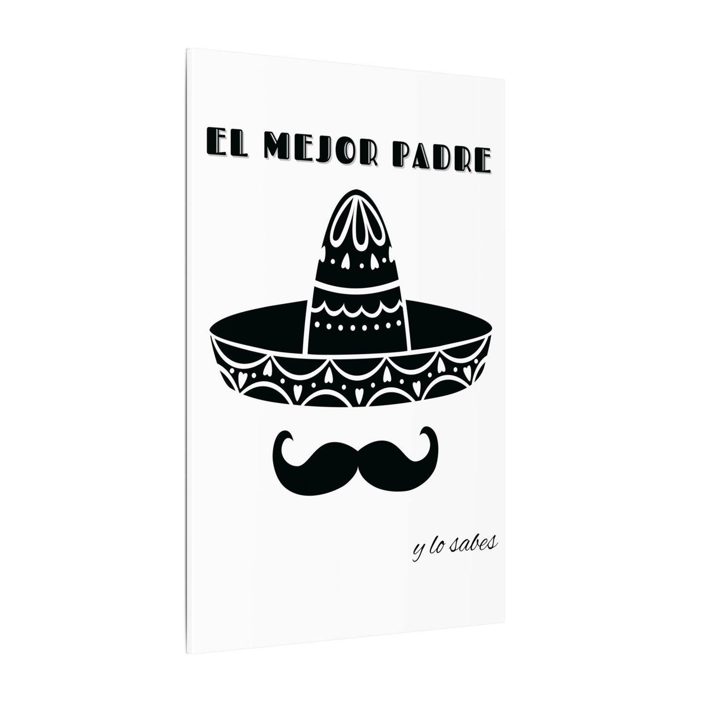 El Mejor Padre Father's Day Gift Matte Canvas, Stretched, 0.75" (Multi-Size)