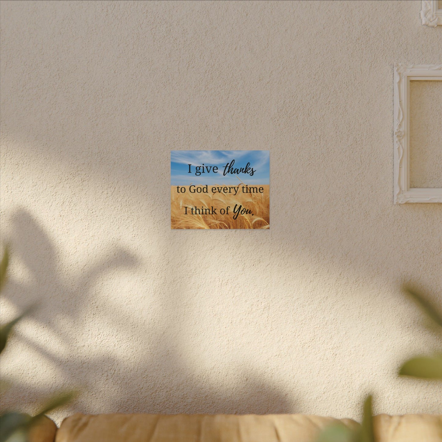 Gratitude Wall Art – Canvas Keepsake