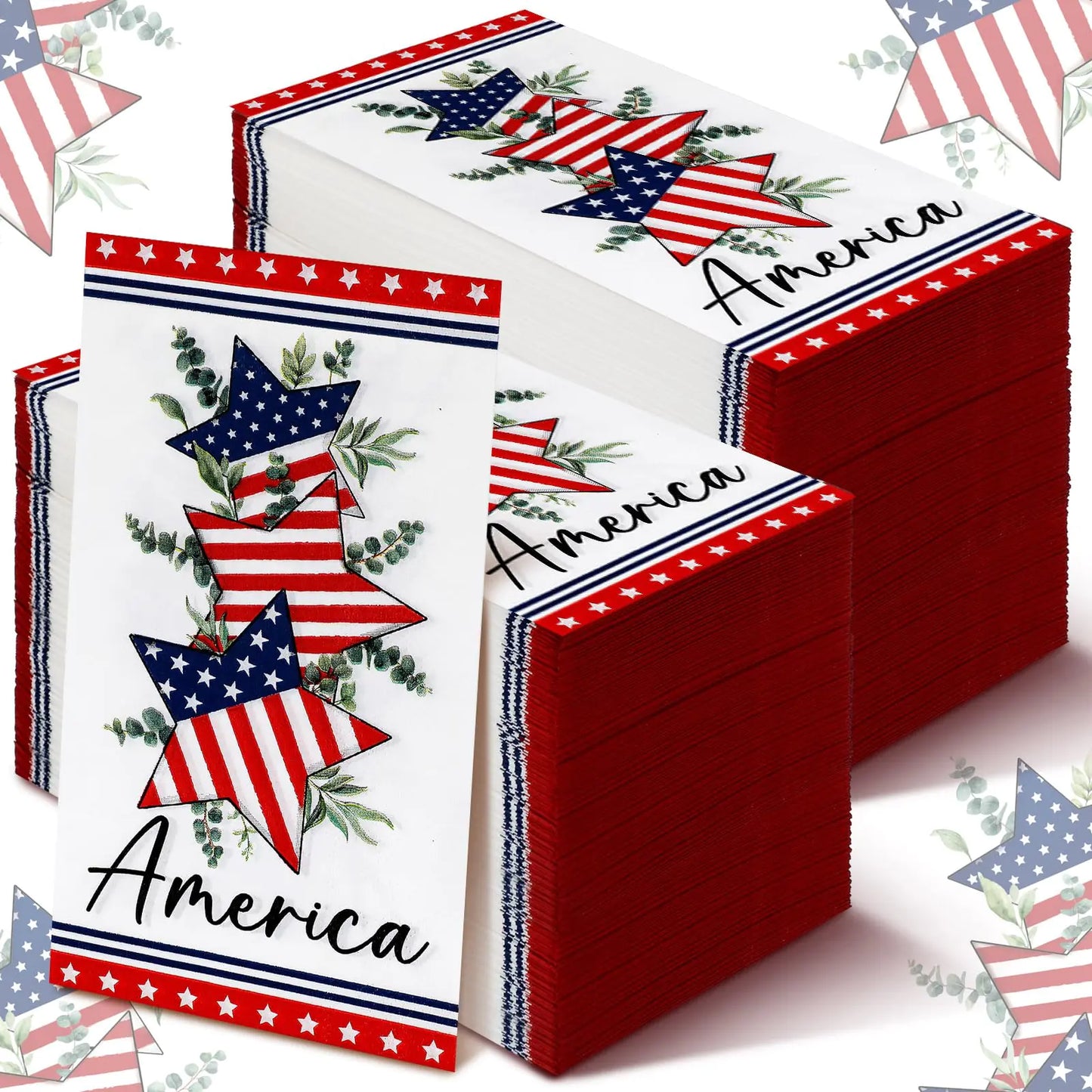 200 Pcs 4th of July Napkins