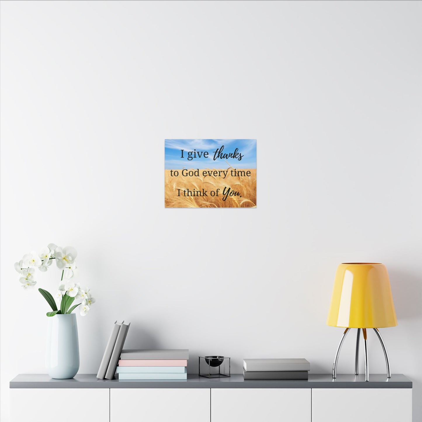 Gratitude Wall Art – Canvas Keepsake