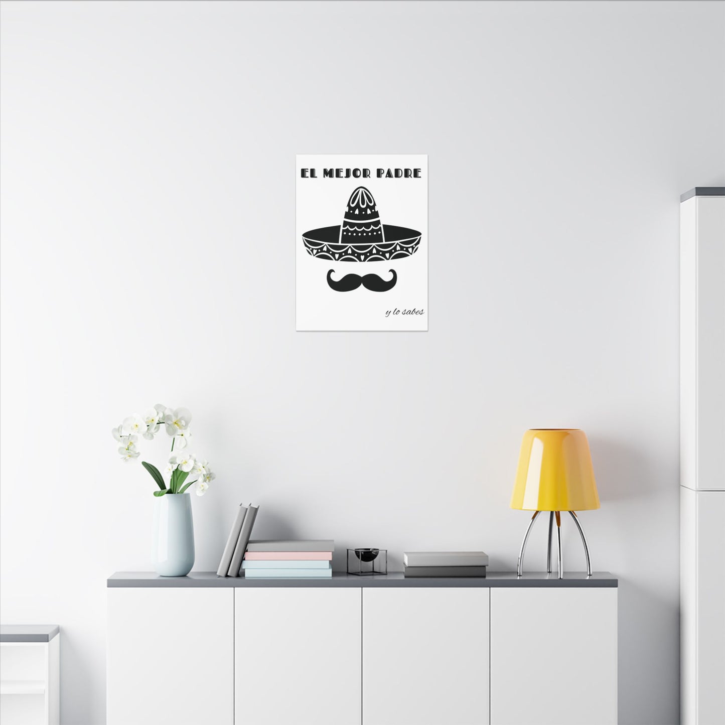 El Mejor Padre Father's Day Gift Matte Canvas, Stretched, 0.75" (Multi-Size)