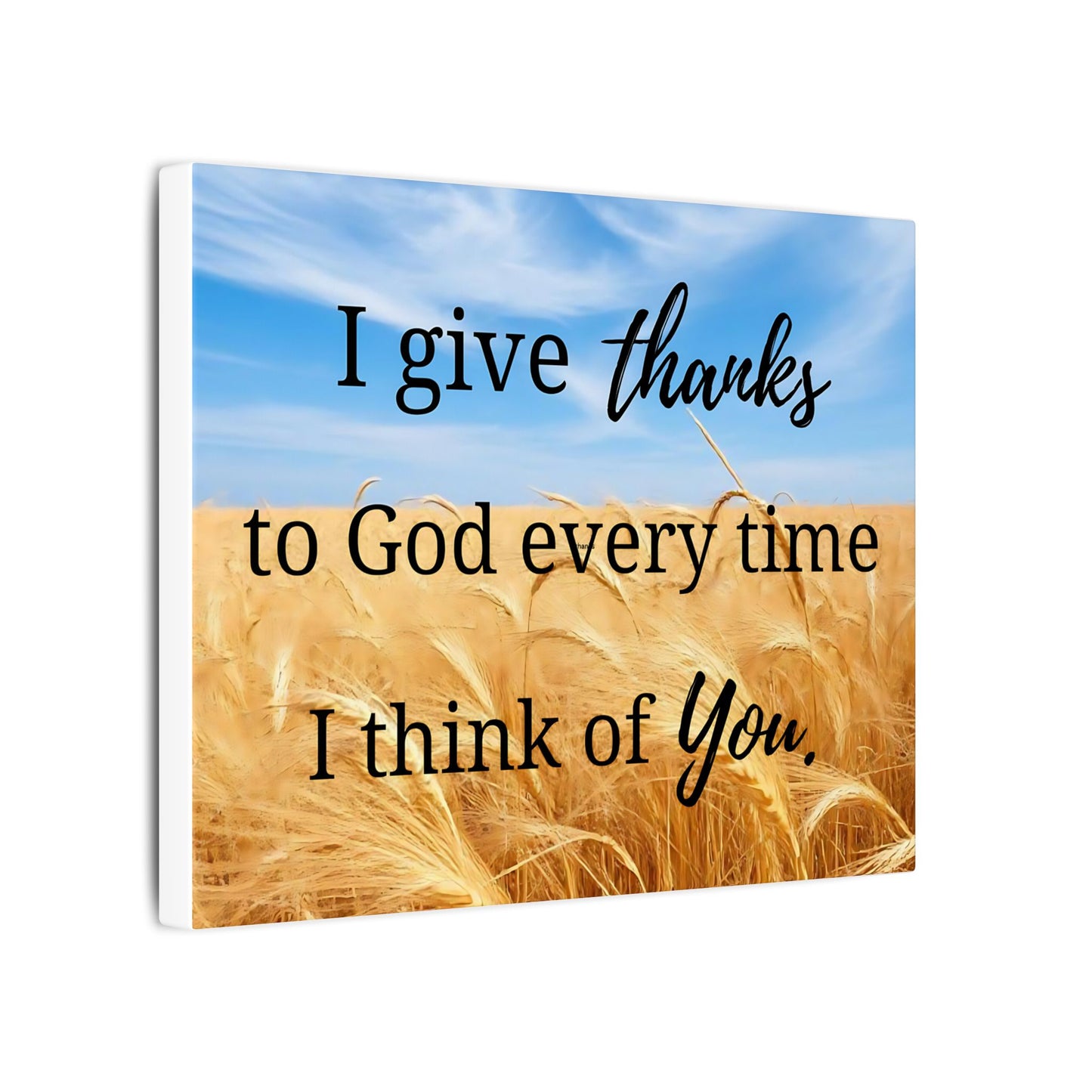 Gratitude Wall Art – Canvas Keepsake