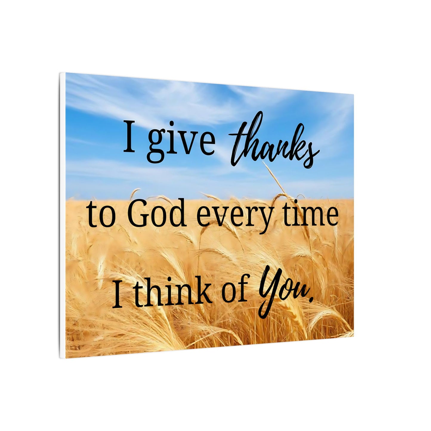 Gratitude Wall Art – Canvas Keepsake