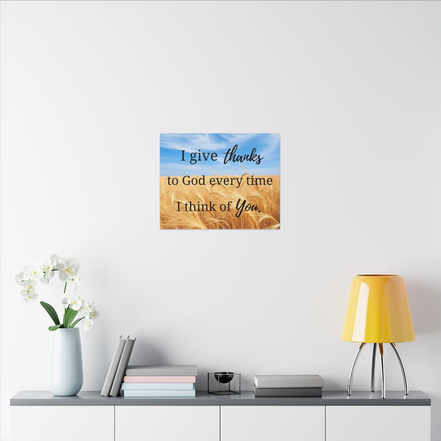 Gratitude Wall Art – Canvas Keepsake
