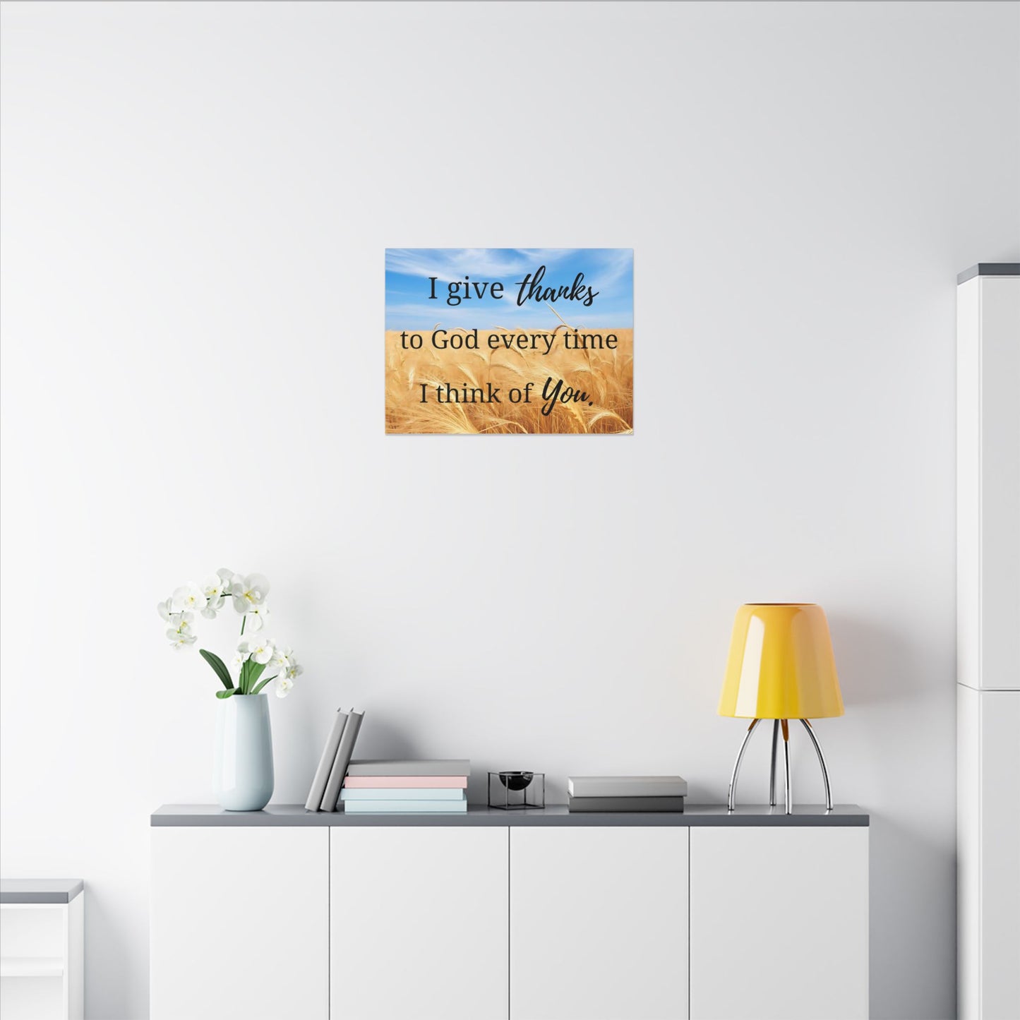 Gratitude Wall Art – Canvas Keepsake