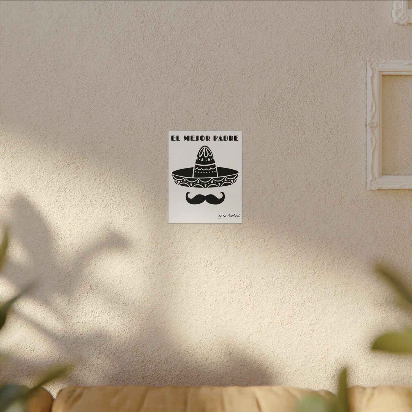 El Mejor Padre Father's Day Gift Matte Canvas, Stretched, 0.75" (Multi-Size)