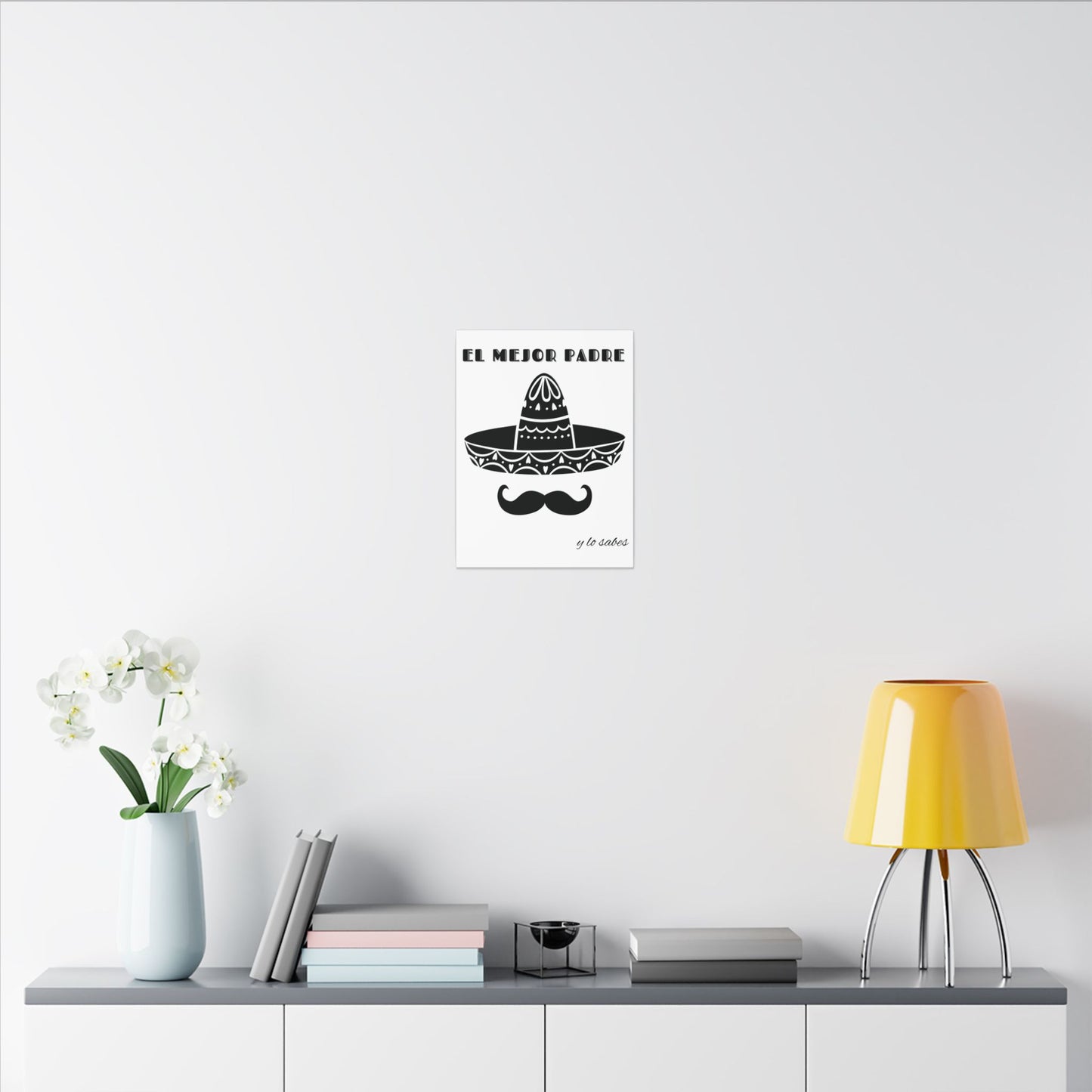 El Mejor Padre Father's Day Gift Matte Canvas, Stretched, 0.75" (Multi-Size)
