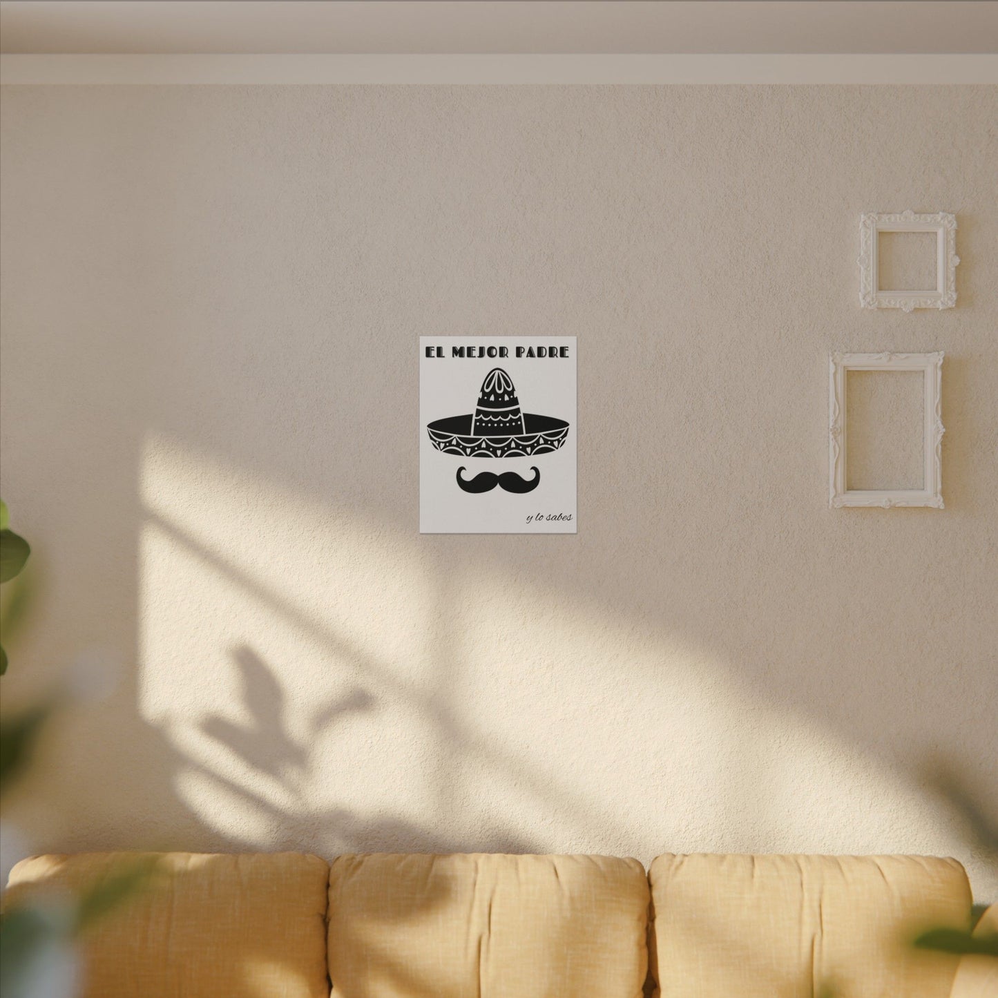 El Mejor Padre Father's Day Gift Matte Canvas, Stretched, 0.75" (Multi-Size)