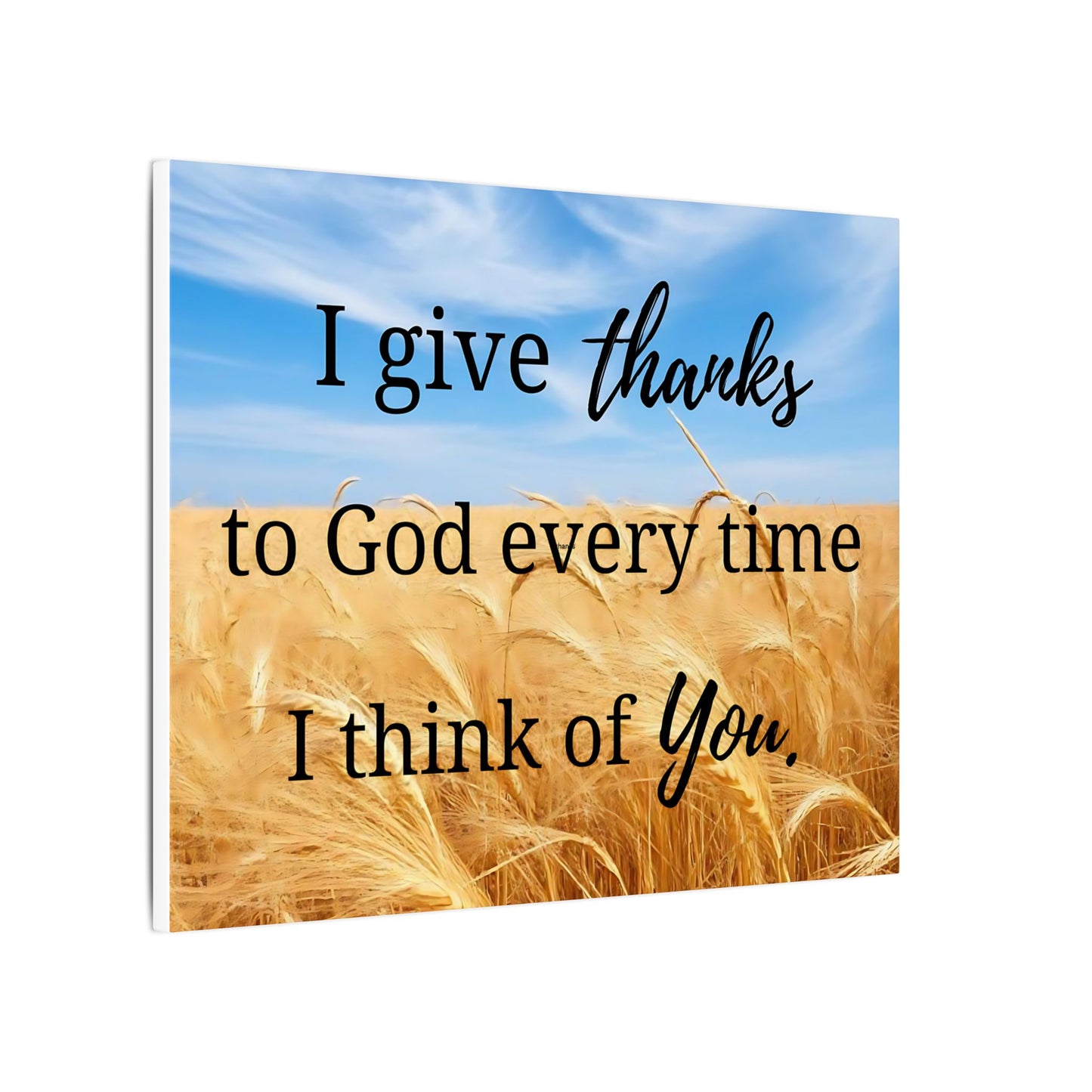Gratitude Wall Art – Canvas Keepsake