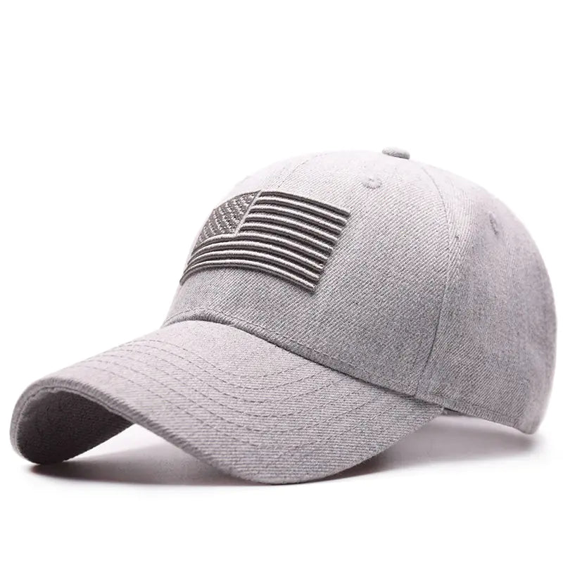 Embroidered American Flag Baseball Cap