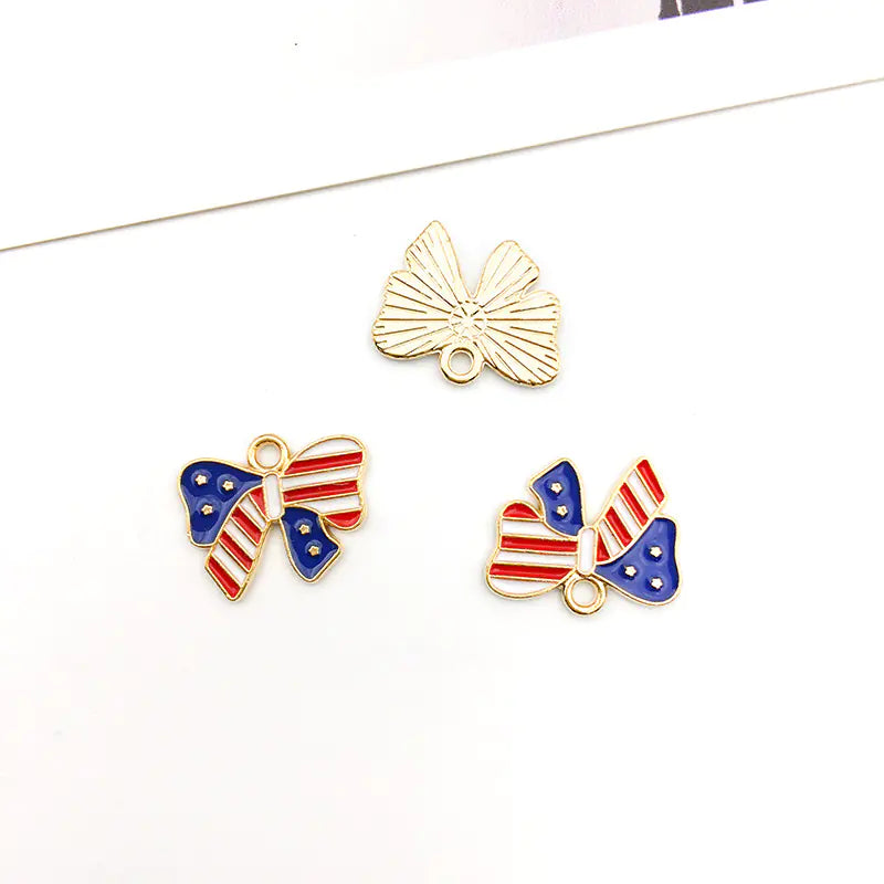 DIY American Flag Independence Day Pendant Accessories