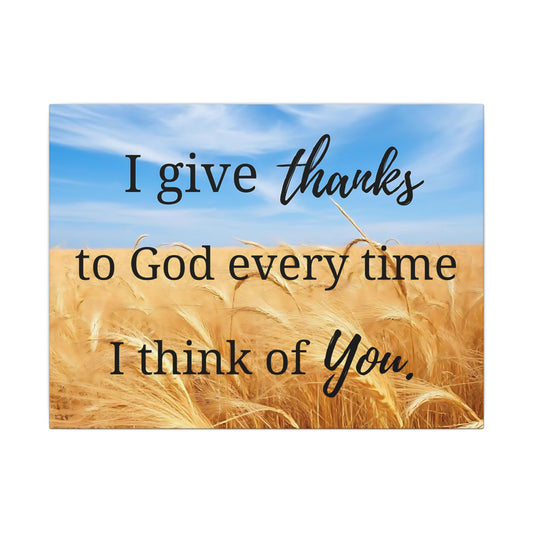 Gratitude Wall Art – Canvas Keepsake
