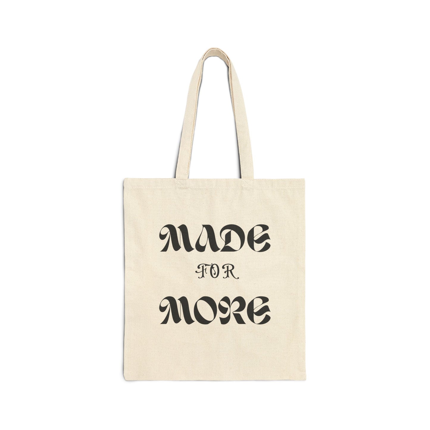 Made for More Cotton Canvas Tote Bag
