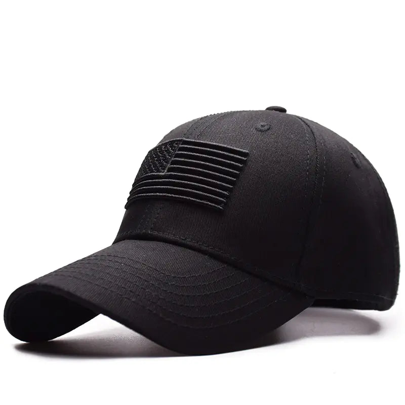 Embroidered American Flag Baseball Cap