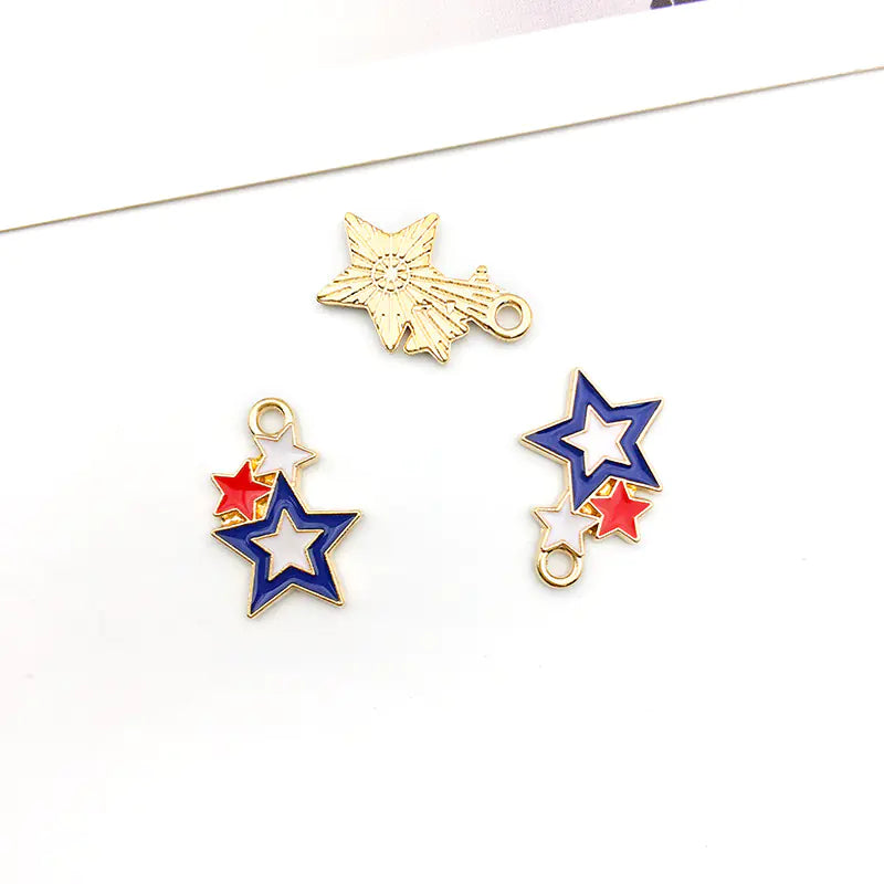 DIY American Flag Independence Day Pendant Accessories