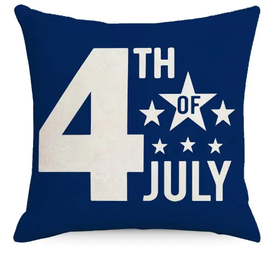 Linen Independence Day Pillow Case for Home Decor (1pc/4pc)