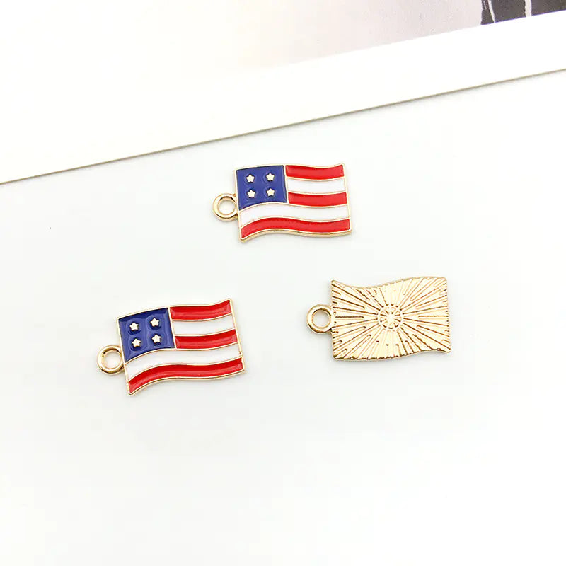 DIY American Flag Independence Day Pendant Accessories
