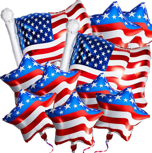 4th of July Balloons 16Pcs