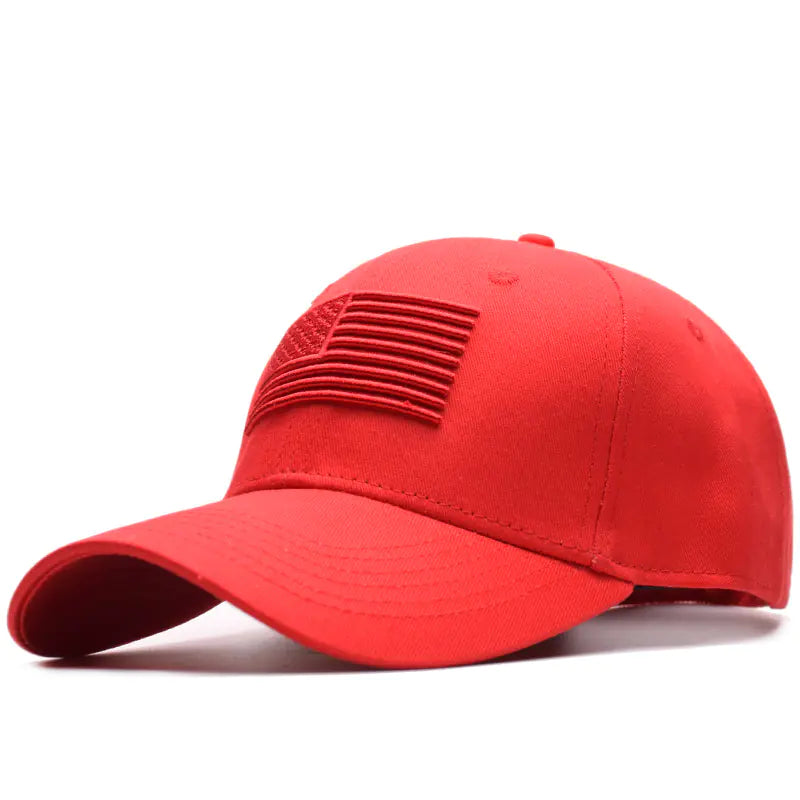 Embroidered American Flag Baseball Cap