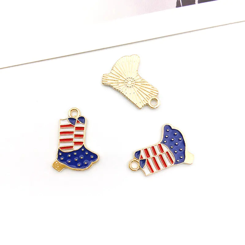 DIY American Flag Independence Day Pendant Accessories