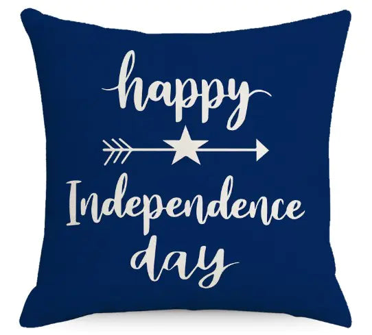 Linen Independence Day Pillow Case for Home Decor (1pc/4pc)