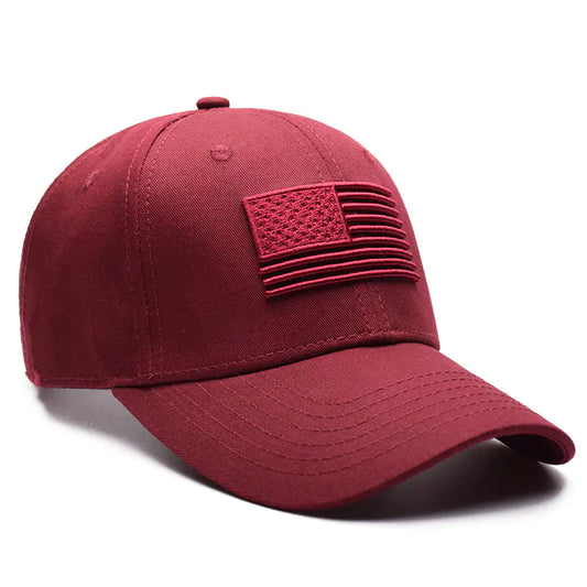 Embroidered American Flag Baseball Cap